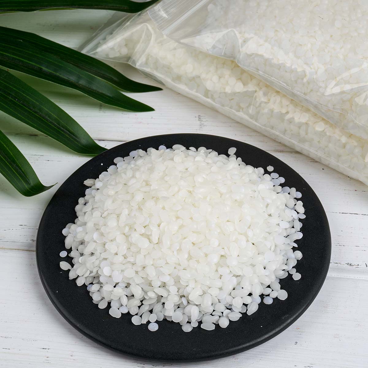 Candle Making Material - Beyaz Balmumu Saf Doğal Granül Çanta