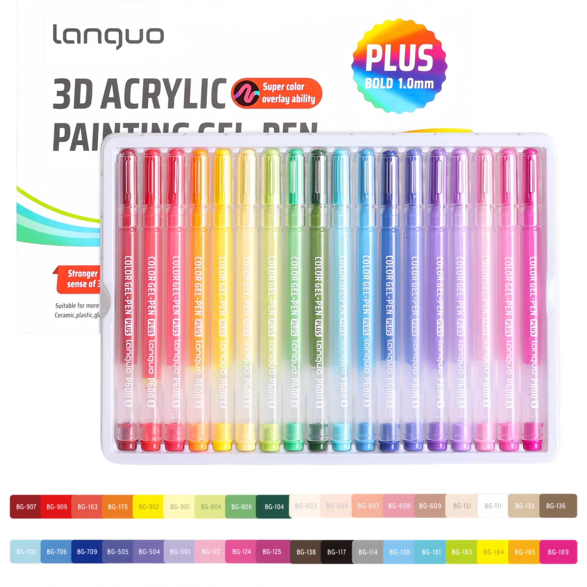 Copic Marker Sketch - Languo 54 Renkli 3D Efektli Akrilik