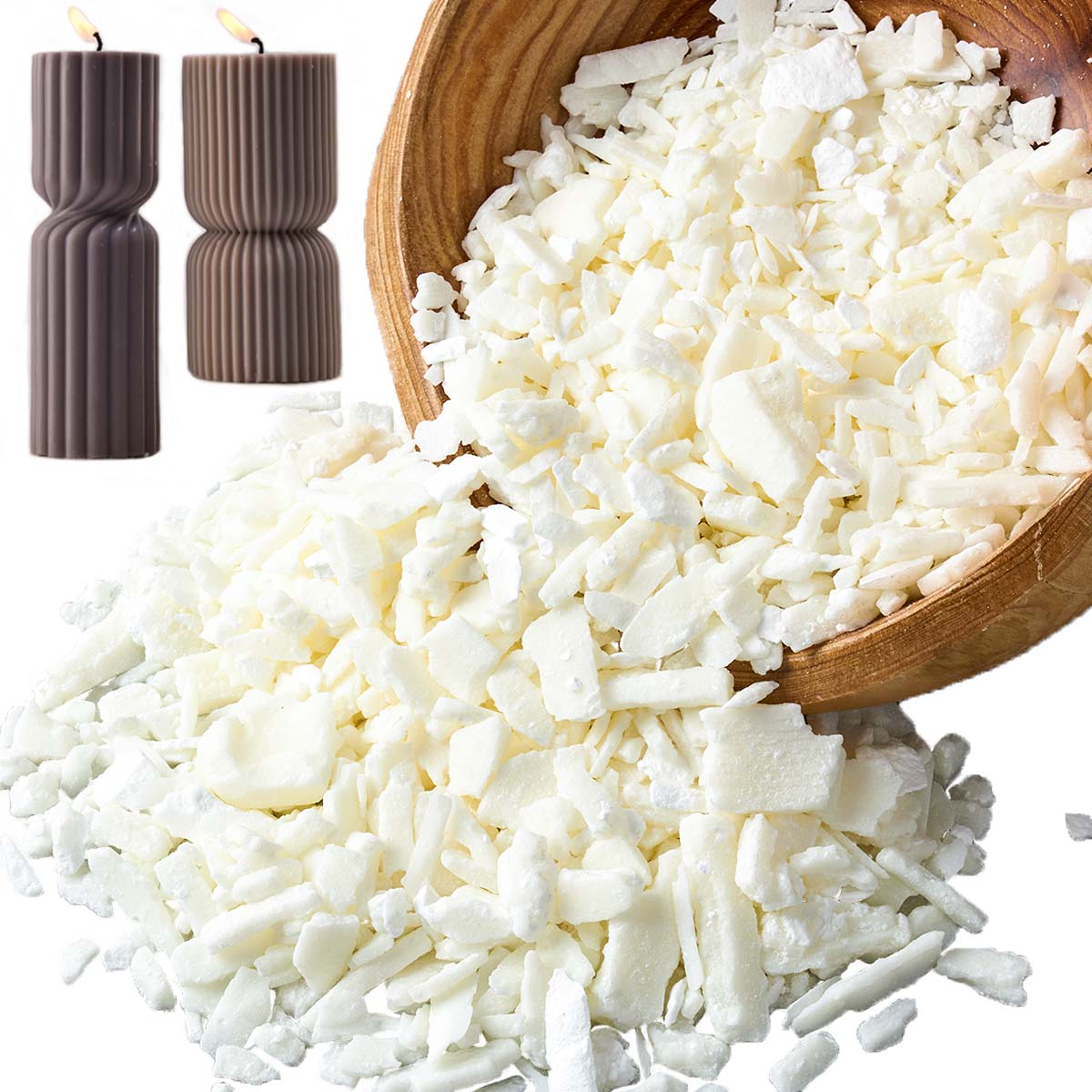 1 Pound Saf Beyaz Soya Balmumu - Candle Making Material incelemesi ve fiyatı