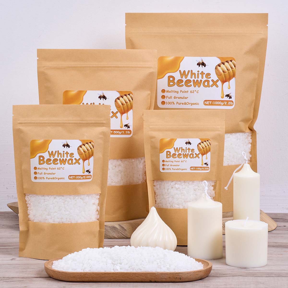 Beyaz Balmumu Saf Doğal Granül - Candle Making Material incelemesi ve fiyatı